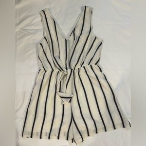 Cute black and white romper